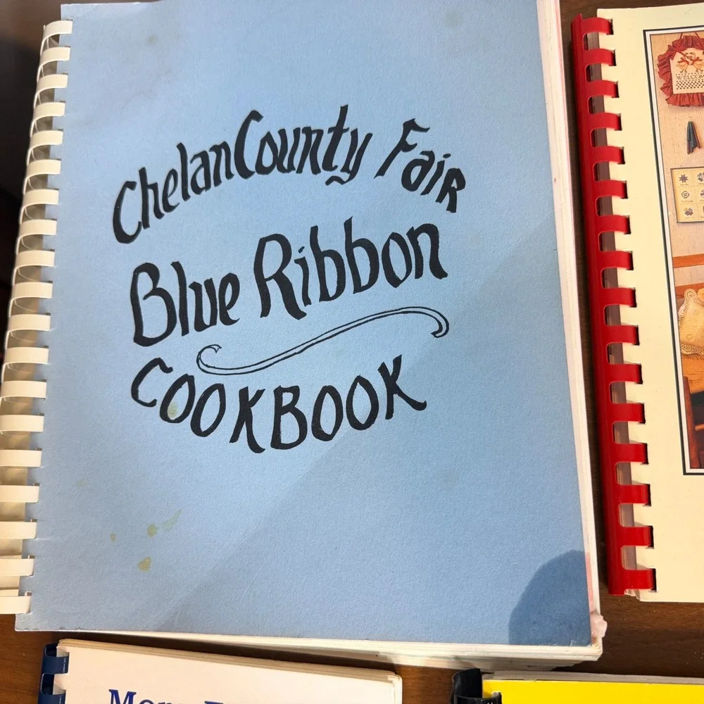 Vintage Cookbooks Washington State Community Church Spiral‎ Lot x6